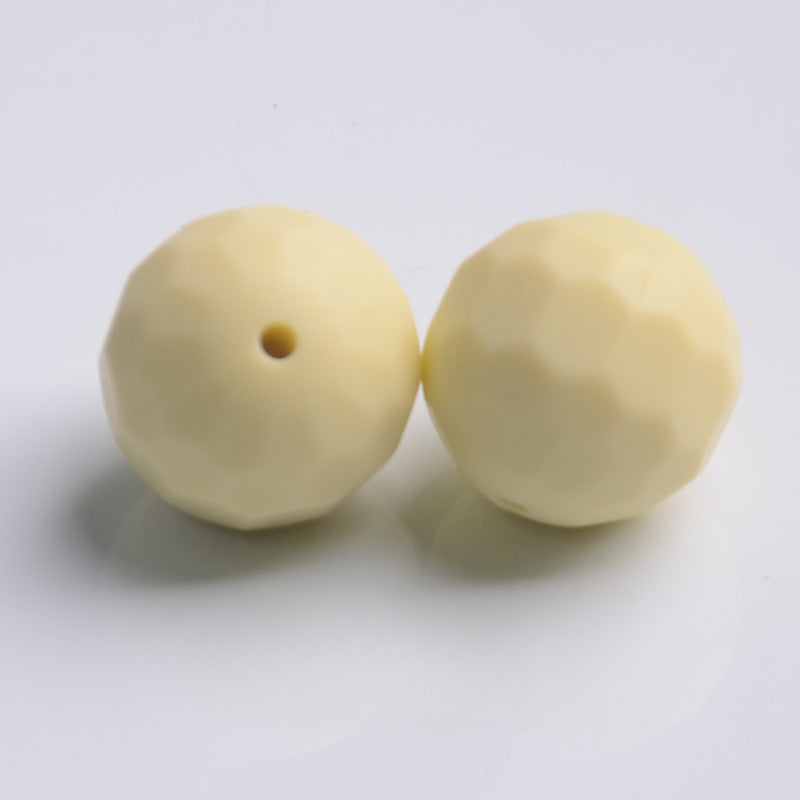 Wholesale 100PCS/PACK 16MM Food Grade Round Rhombus Silicone Beads